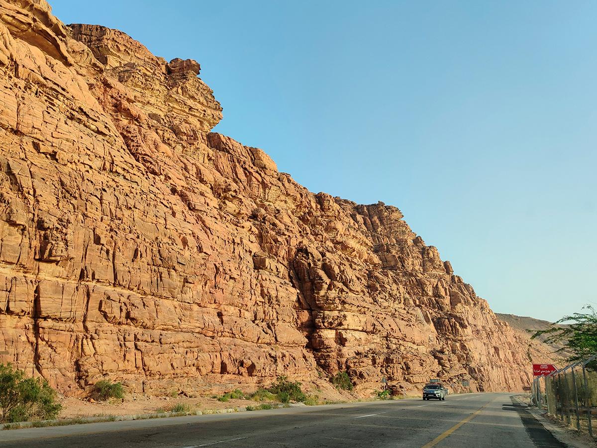 Шоссе вдоль Мертвого моря