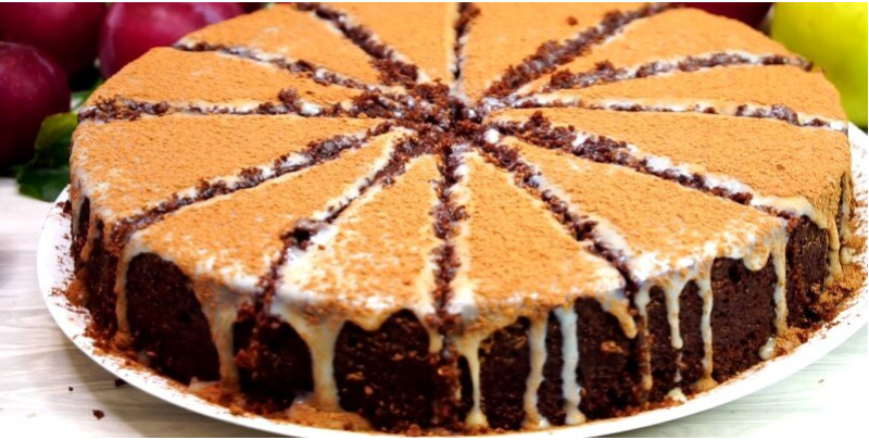 Манник, который я выпекаю 9 минут. Этот мгновенный пирог любители сладкого и даже нелюбители, оценят по достоинству (духовка не понадобится)