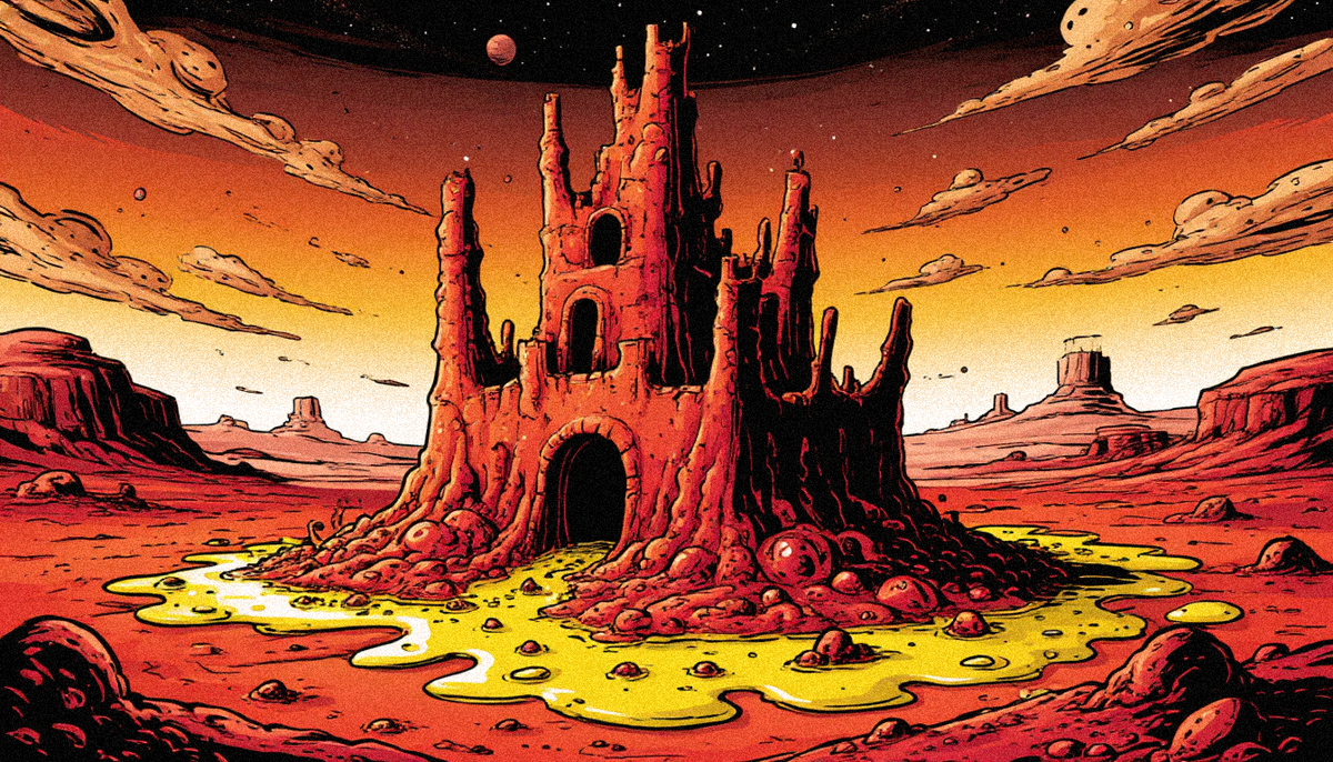 Дома из марсианской пыли? Легко! Бактерии-строители используют "космическую карамель" – биопленку