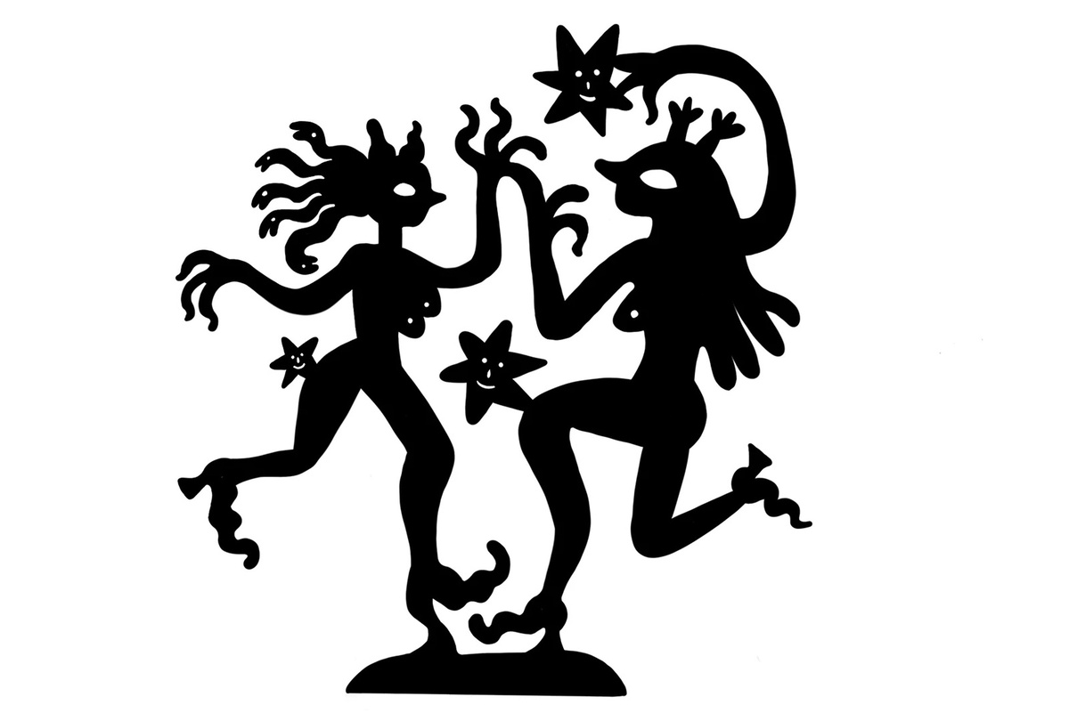    Иллюстрация на основе инсталляции Ирины Кориной «Фонтан»