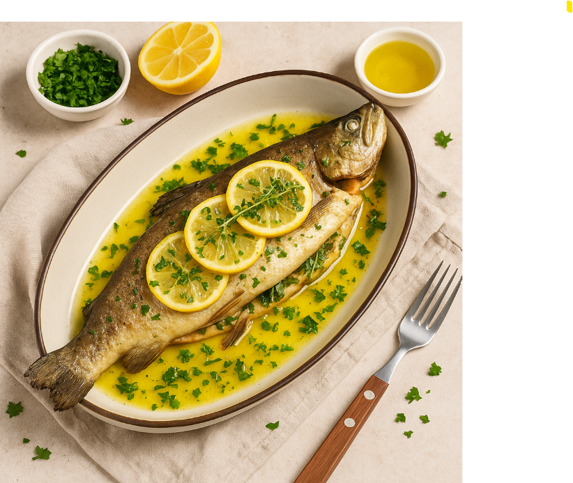 Форель в духовке с лимоном рецепты от Дарики