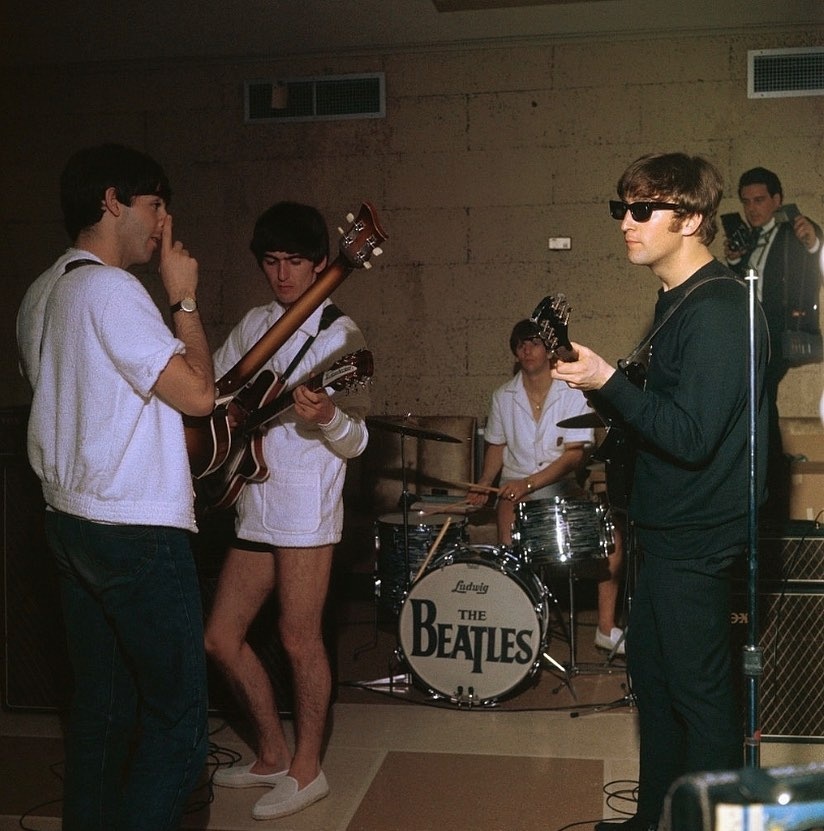 16.02.1964 Репетиция перед вторым появлением на Шоу Салливана