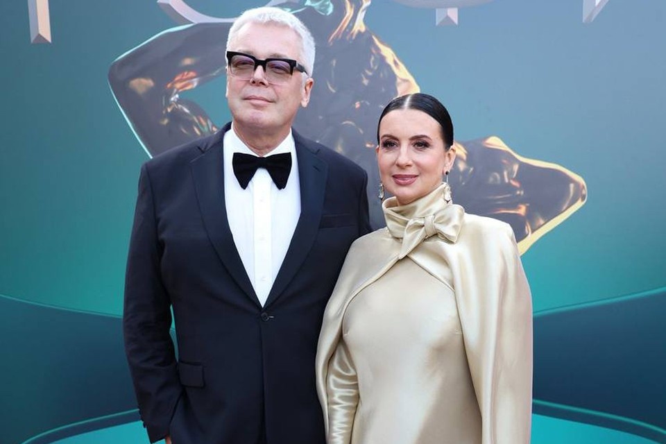    Александр и Екатерина Стриженова на церемонии «ТЭФИ». Фото — социальные сети Екатерины Стриженовой