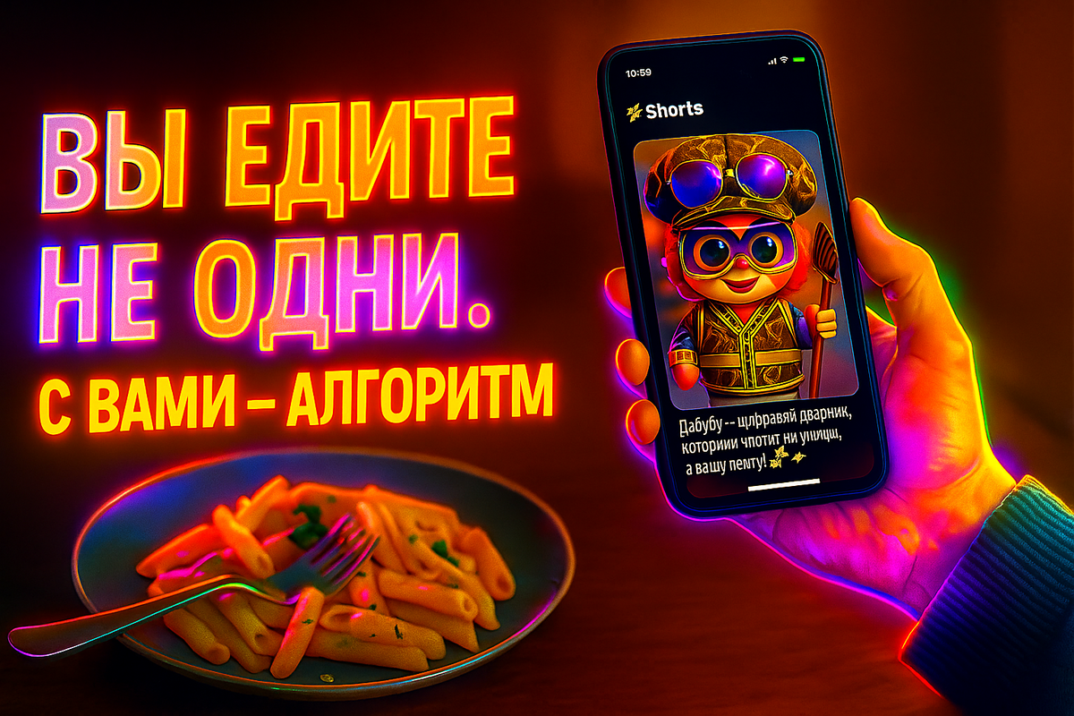 Вы едите не одни. С вами — алгоритм