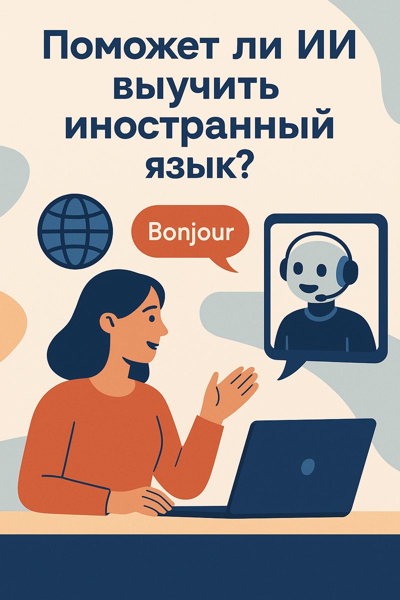 Учить язык с ИИ можно. Главное — не ждать, что он сделает всё сам