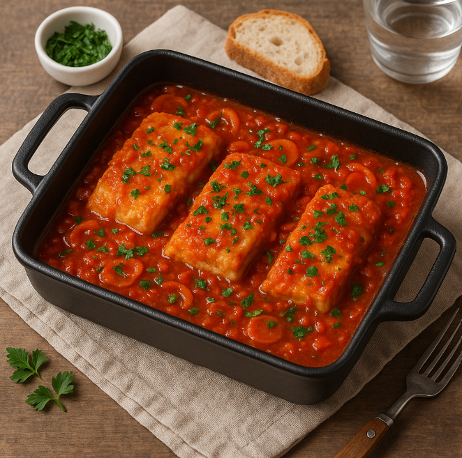 Рыба в томатном соусе рецепты от Дарики