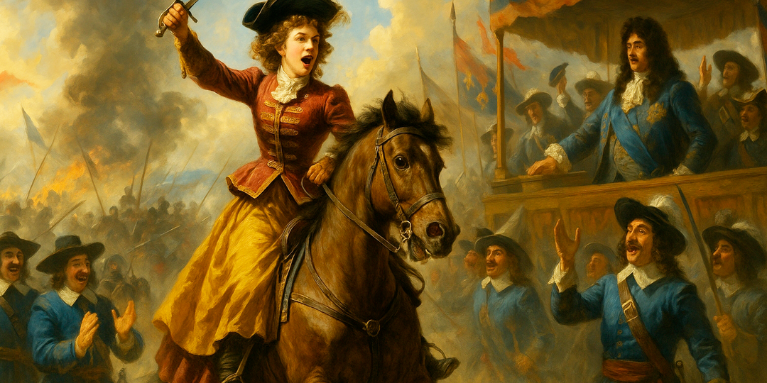 Мушкетёры завидовали. Почему Людовик XIV разрешил храброй Женевьеве ходить в атаку в юбке