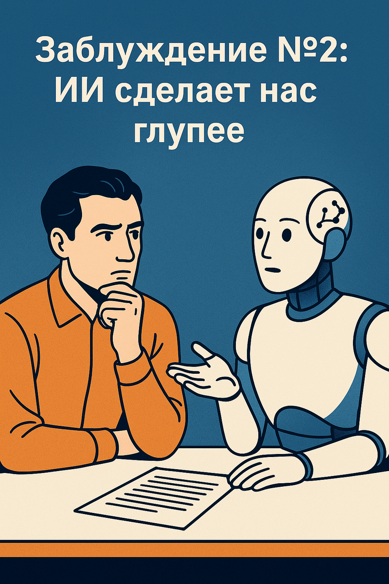 ИИ не отменяет размышления — он требует их