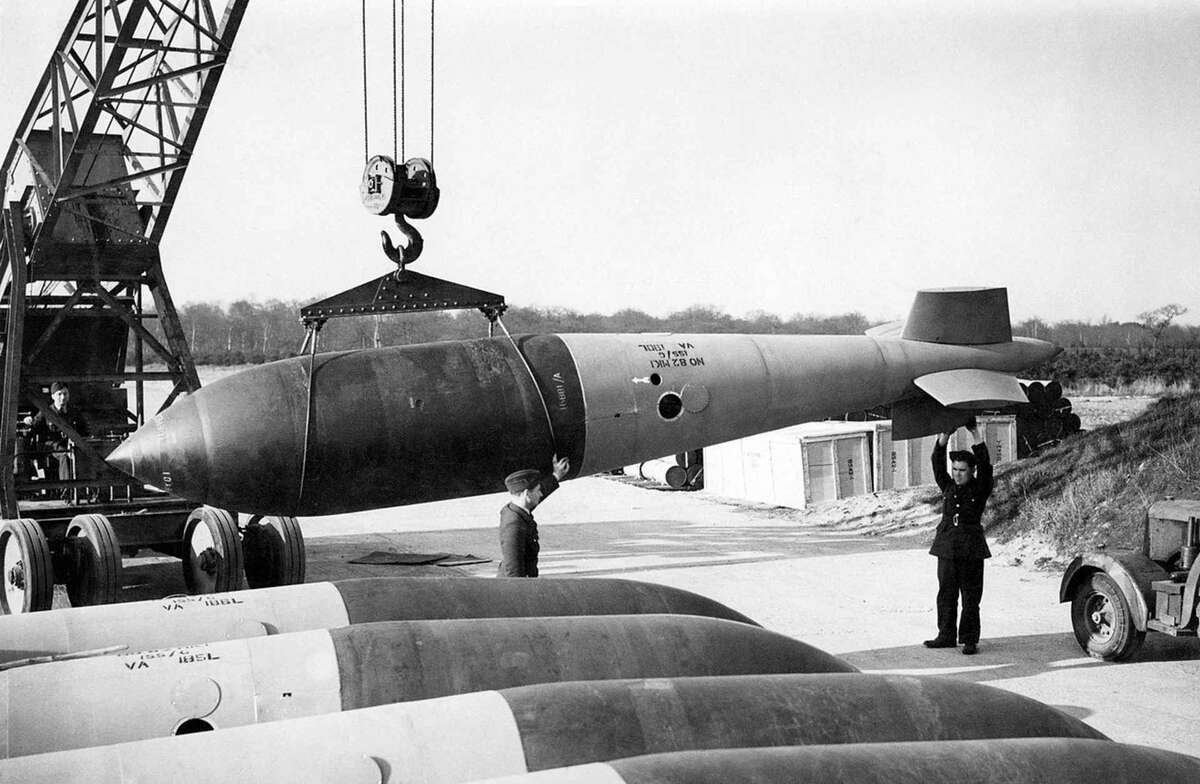 Британская бомба Большого шлема. Имперский военный музей /Общественное Достояние