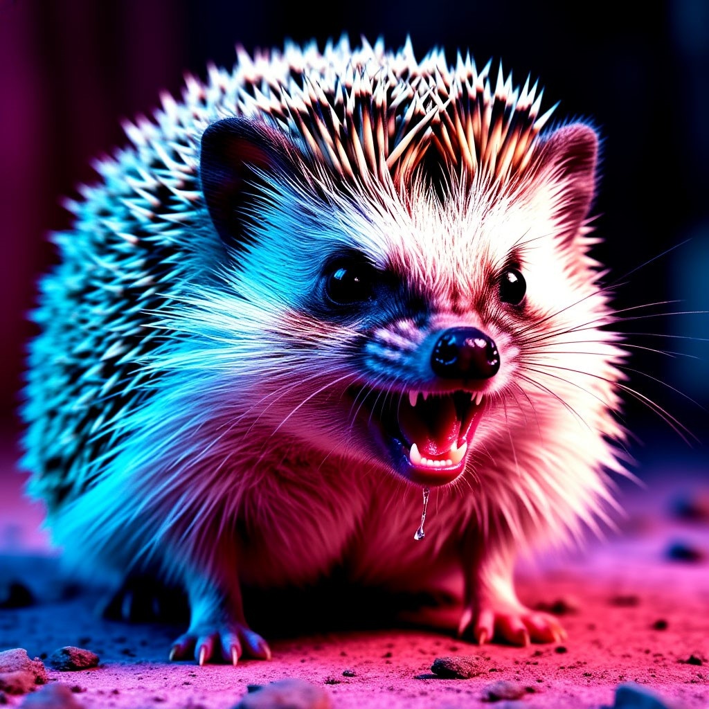 "Я не милый, я опасный" - сказал бы ёж, если бы мог.