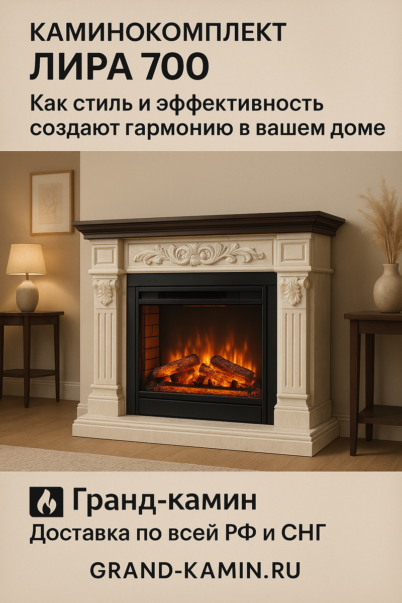    Каминокомплект Лира 700: как стиль и эффективность создают гармонию в вашем доме Kamin