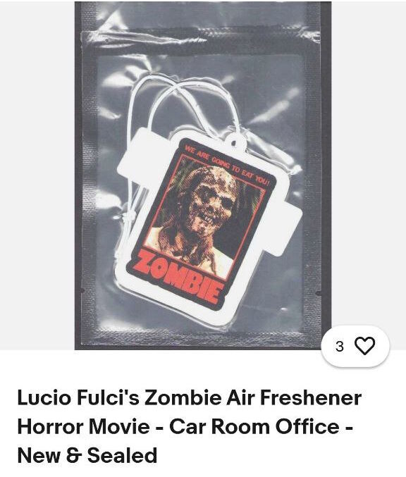 А вот вонючка для машины - товар чуть сложнее. Надеюсь, пахнет не зомби!