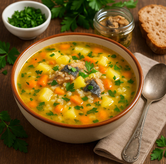 Суп с консервированной рыбой рецепты от Дарики