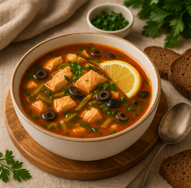 Рыбная солянка рецепты от Дарики