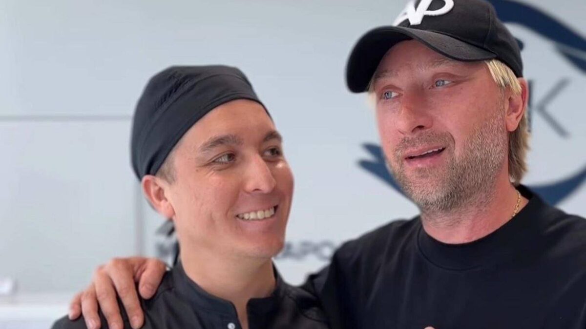 Евгений Плющенко и Тимур Хайдаров