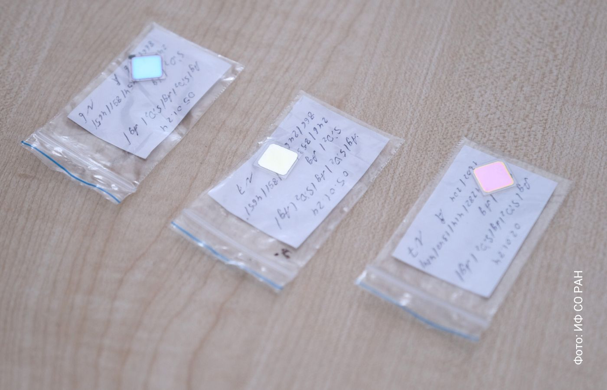   Оптические фильтры, пропускающие цвета видимого спектра