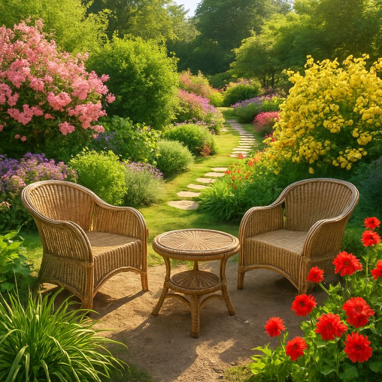    Как создать гармоничный сад: идеальные сочетания растений и ротанга для вашего уюта Loza