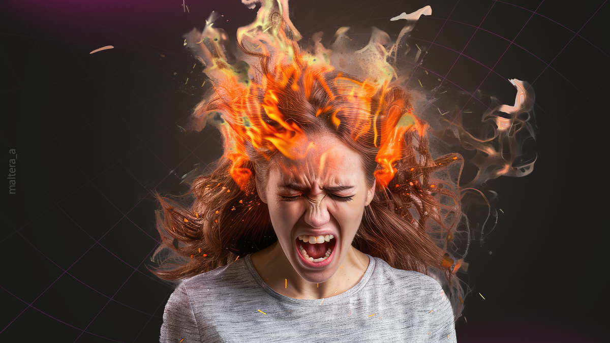 Сгорела на работе