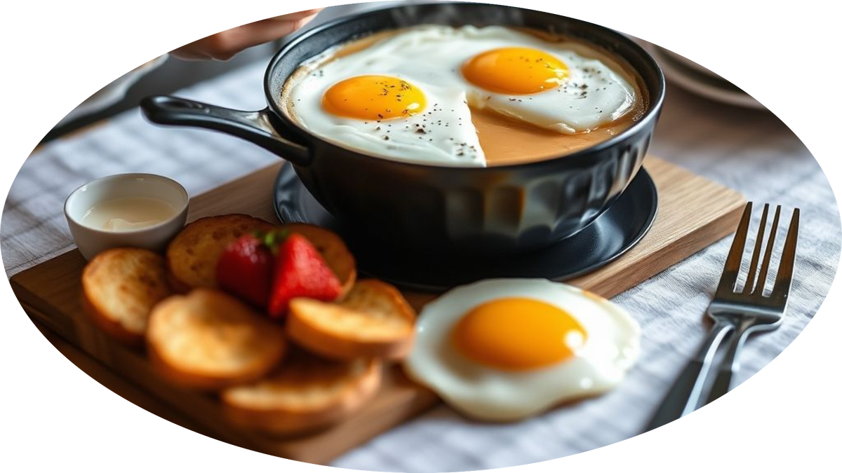 Как приготовить мужу вкусный завтрак
