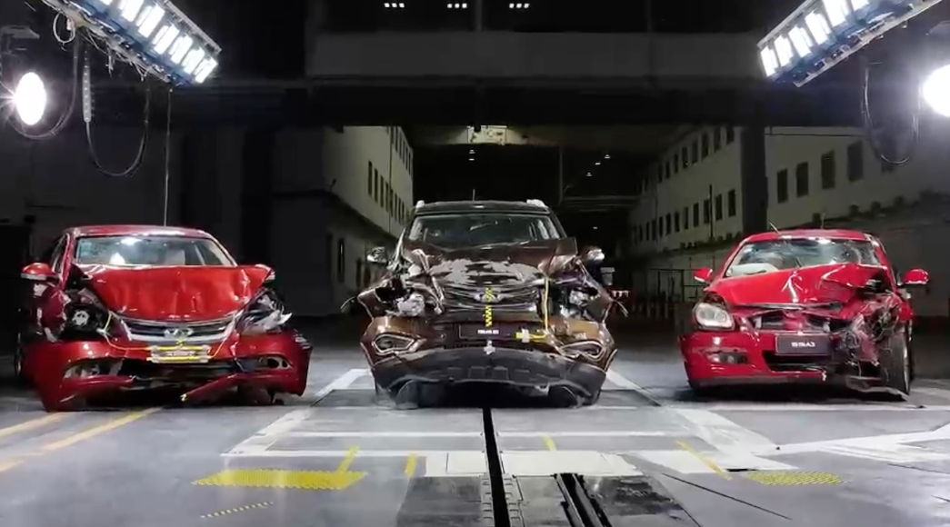 10-летние автомобили китайской марки участвуют в современных краш-тестах Euro NCAP.