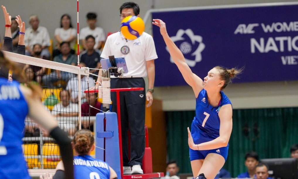    Казахстанские волейболистки заняли второе место в группе на Кубке наций AVC / Фото: asianvolleyball.net