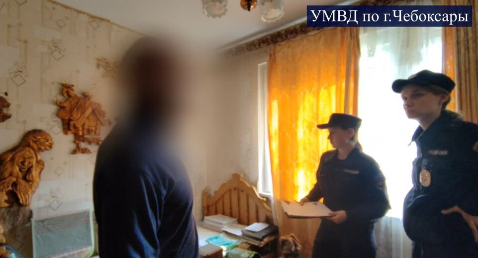    кадр из видео МВД по Чувашской Республике