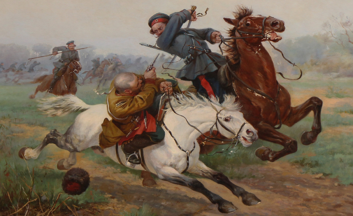 Эпизод русско-турецкой войны 1877-1878 (худож. Виктор Викентьевич Мазуровский) (фото из интернета; здесь как иллюстрация)