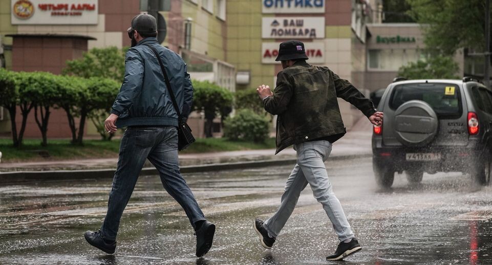МЧС предупредило москвичей о ливне, грозе и ветре 13–14 июня