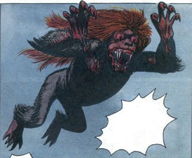 Стрыга из польского комикса "Геральт" (1993). Смотрите на экранах: триллер "Фисштеховый шимпанзе"!