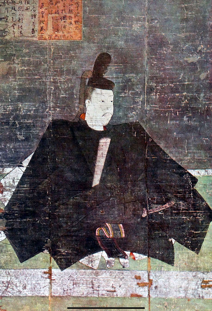 Минамото Ёритомо кисти Фудзиваре Таканобу, коллекция Дзинго