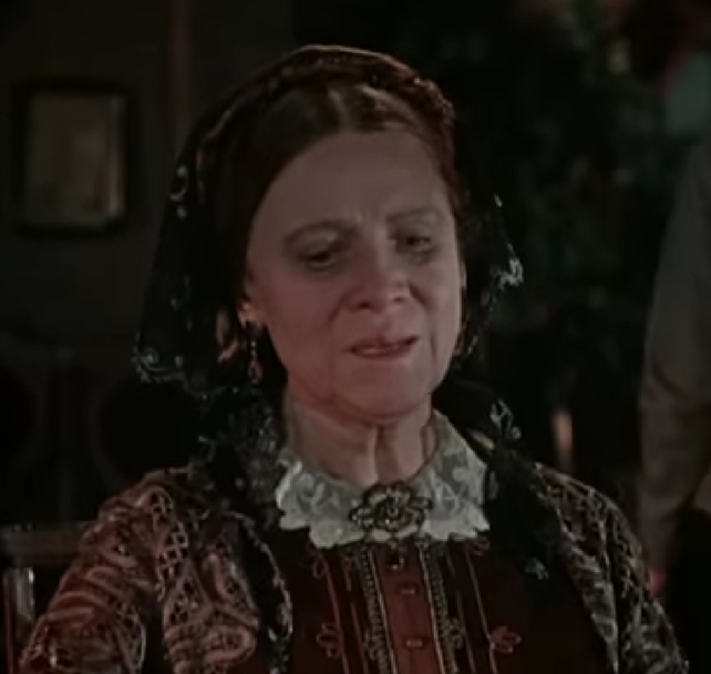 Клавдия Половикова в роли Нины Александровны в экранизации романа Федора Михайловича Достовского "Идиот", 1958 год.