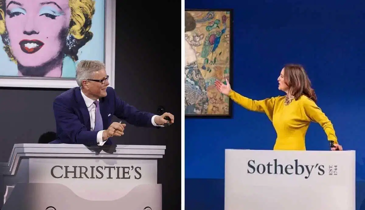 Sotheby's и Christie's - это гигантские международные аукционные дома, которые начали свою деятельность в 1700-х годах. Они занимают около 90 % мирового рынка аукционных продаж антиквариата, предметов искусств и т. д. Фото с сайта https://www.thecollector.com/
