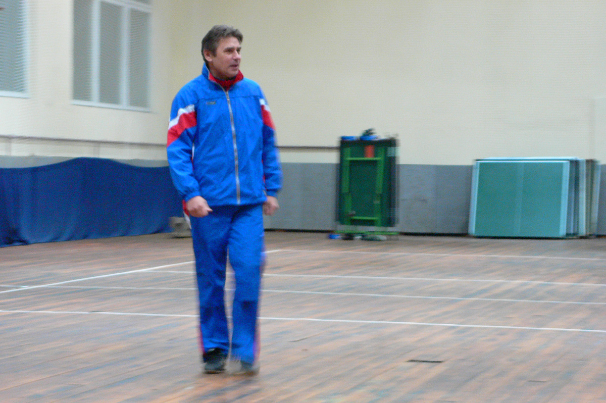 В спортивном зале