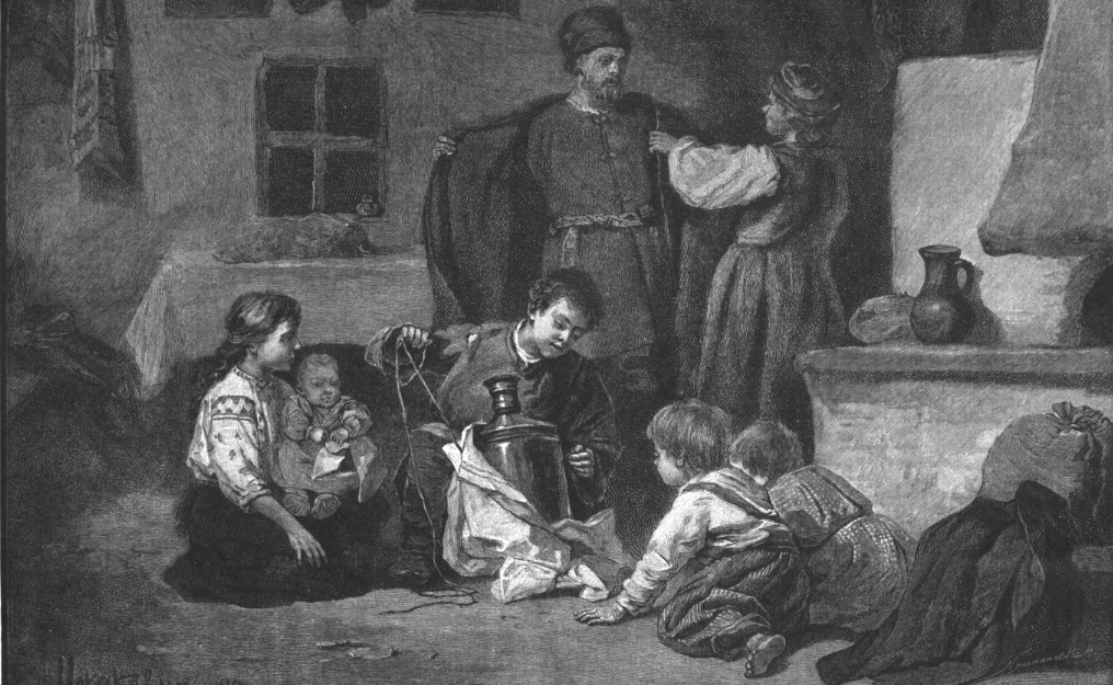 Иван Сидорович Ижакевич, «Редкий гостинец», 1894 год, журнал «Нива»