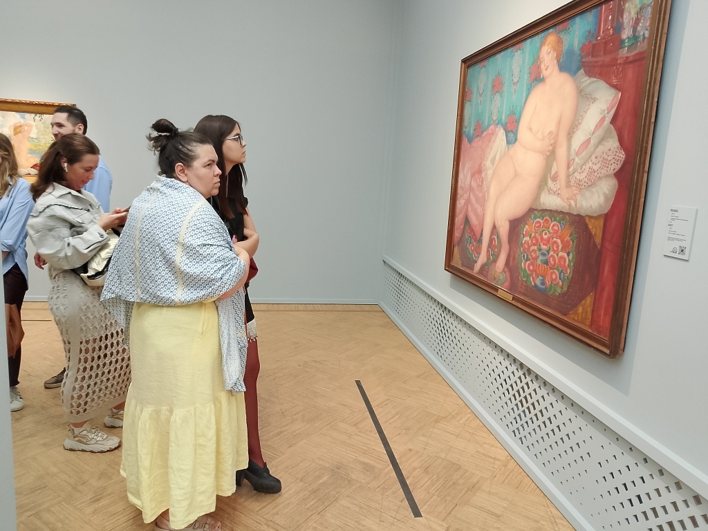 Выставка работ Бориса Кустодиева продлится до сентября. Фото: Юлия Жемалева.