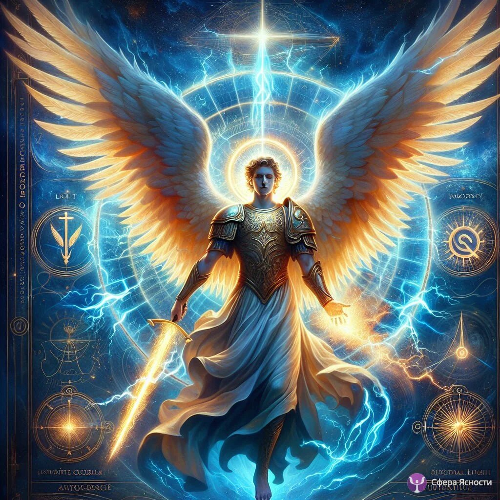 Архангел Михаил. ИИ Генерация Савмея. Источник: https://sferayasnosti.site/gallery