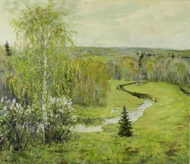 Картина художника Олега Молчанова. Иллюстрация из сети