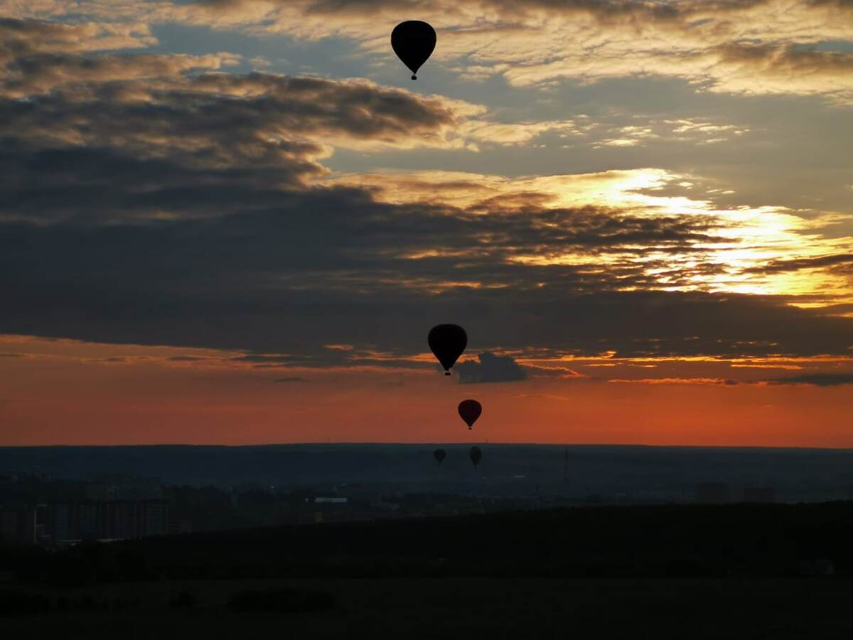 Дмитров. Вечерний полёт.