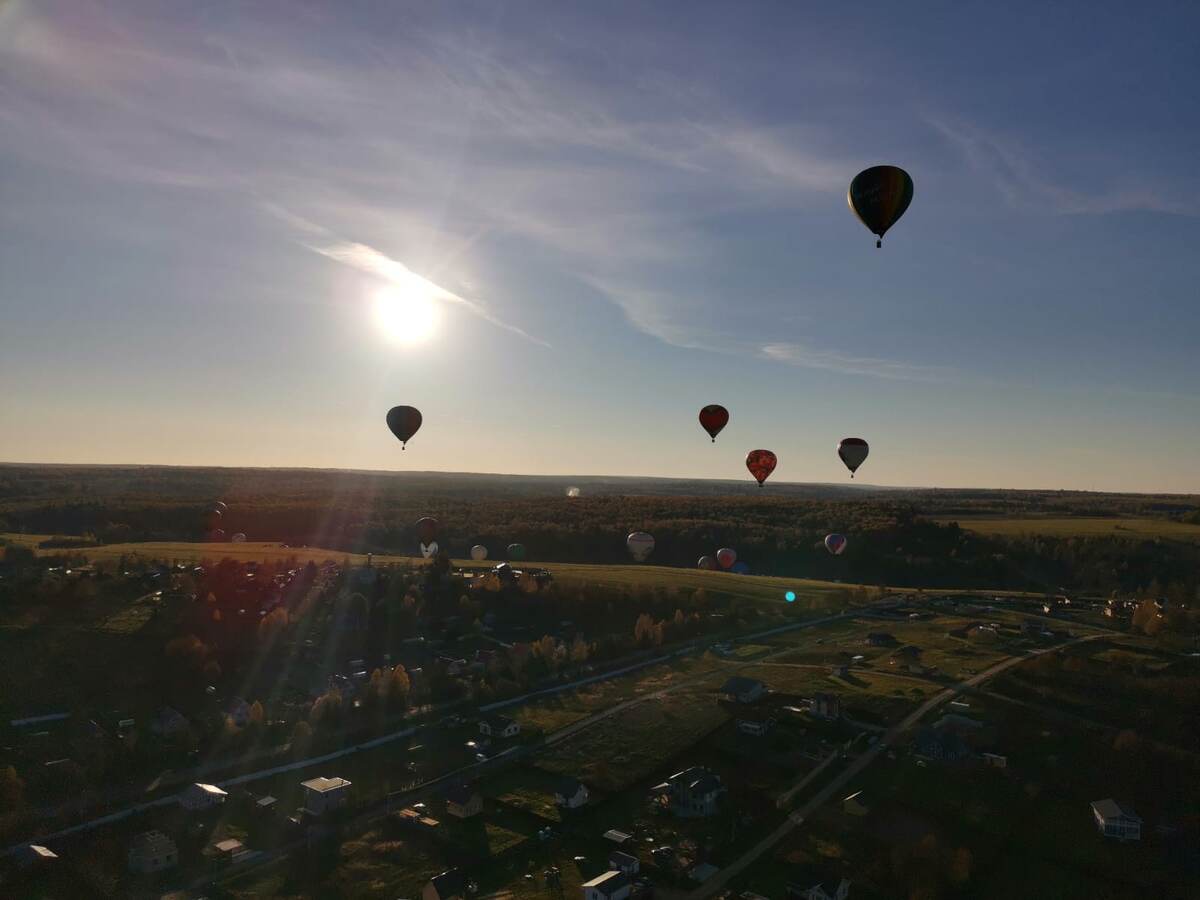 Деденево. Вечерний полёт.