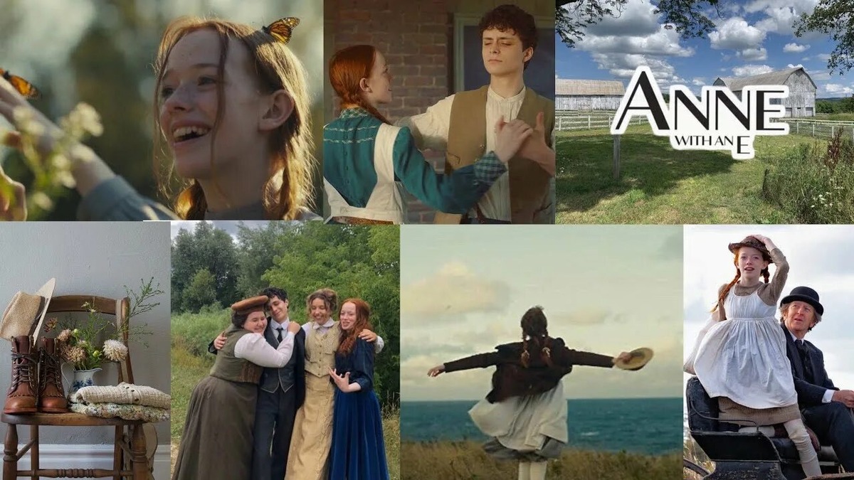 Фотоколлаж сериала Энн с двумя НН. 