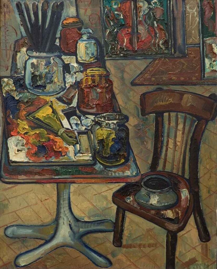 З.К. Церетели «Во время работы», 1986. Из личной коллекции З.К. Церетели © МАХ