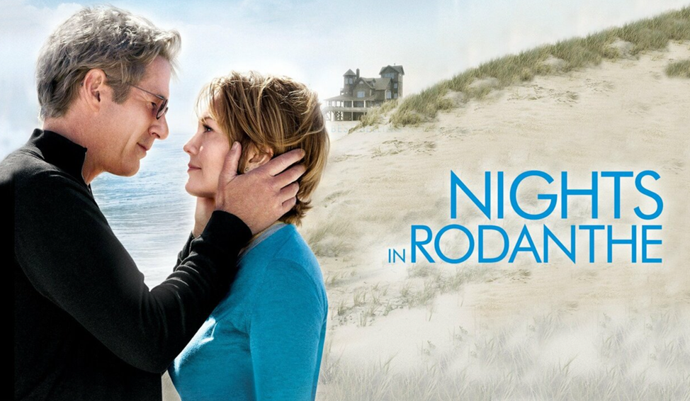 Афиша фильма Nights in Rodanthe (2008) с Ричардом Гиром и Дианой Лэйн, выпущенный студией Warner Bros