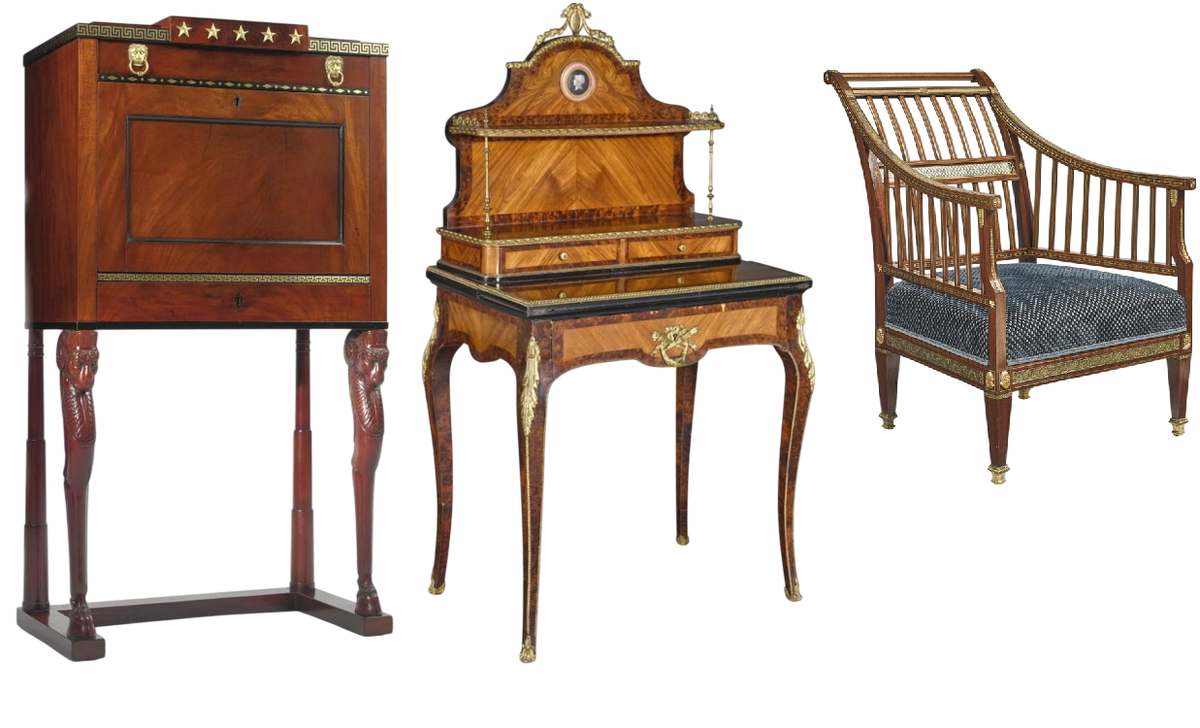 Мебель Гамбса, сохранившаяся в музеях