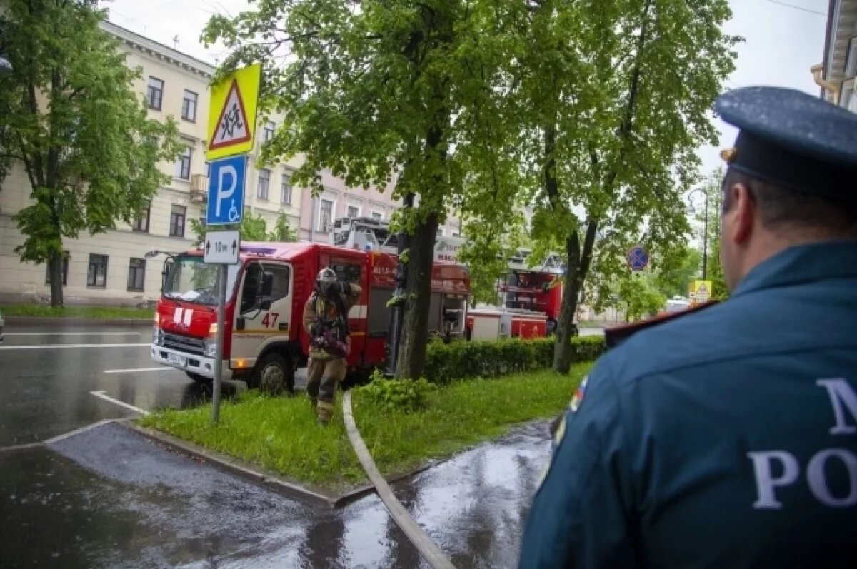    Петербурженка погибла в пожаре на проспекте Шаумяна
