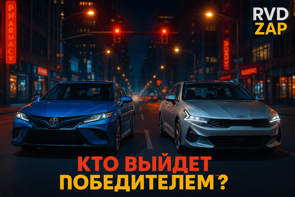    Сравнение характеристик Toyota Camry и Kia K5 admin
