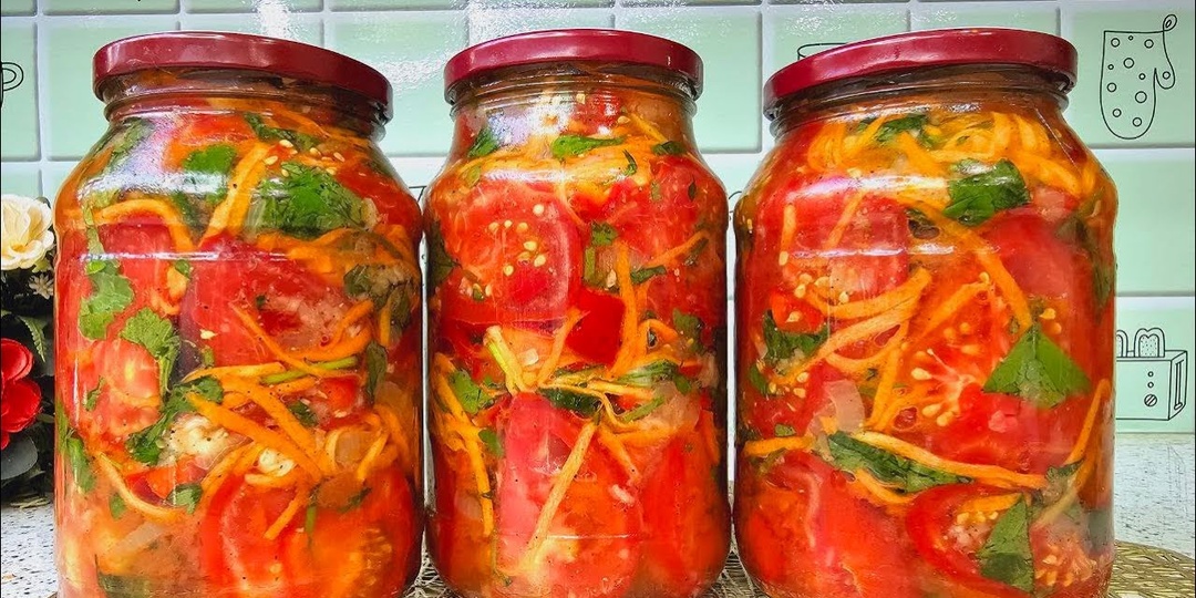 ПЕРЕПРОБОВАЛА КУЧУ РЕЦЕПТОВ ЛУЧШЕ ЭТОГО НЕ НАШЛА! ВКУСНЕЙШИЕ ПОМИДОРЫ ПО-КОРЕЙСКИ!