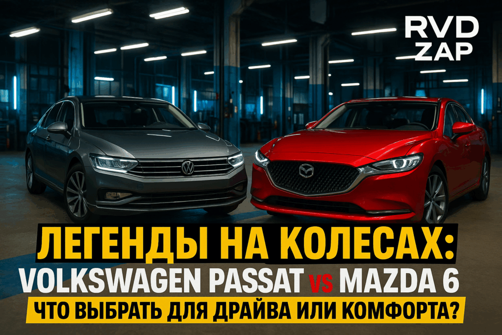    Сравнение характеристик Volkswagen Passat и Mazda 6 admin