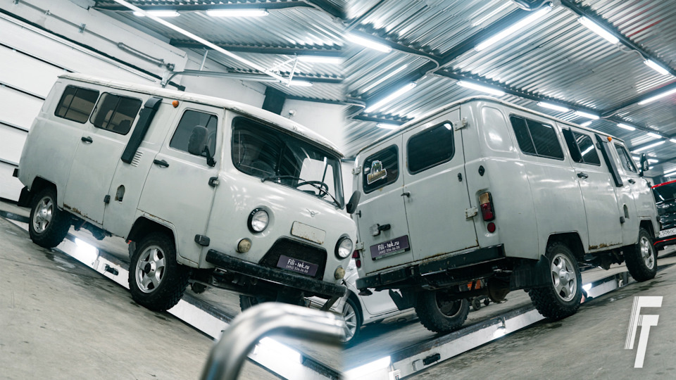 Новая выхлопная система на УАЗ «Буханка»