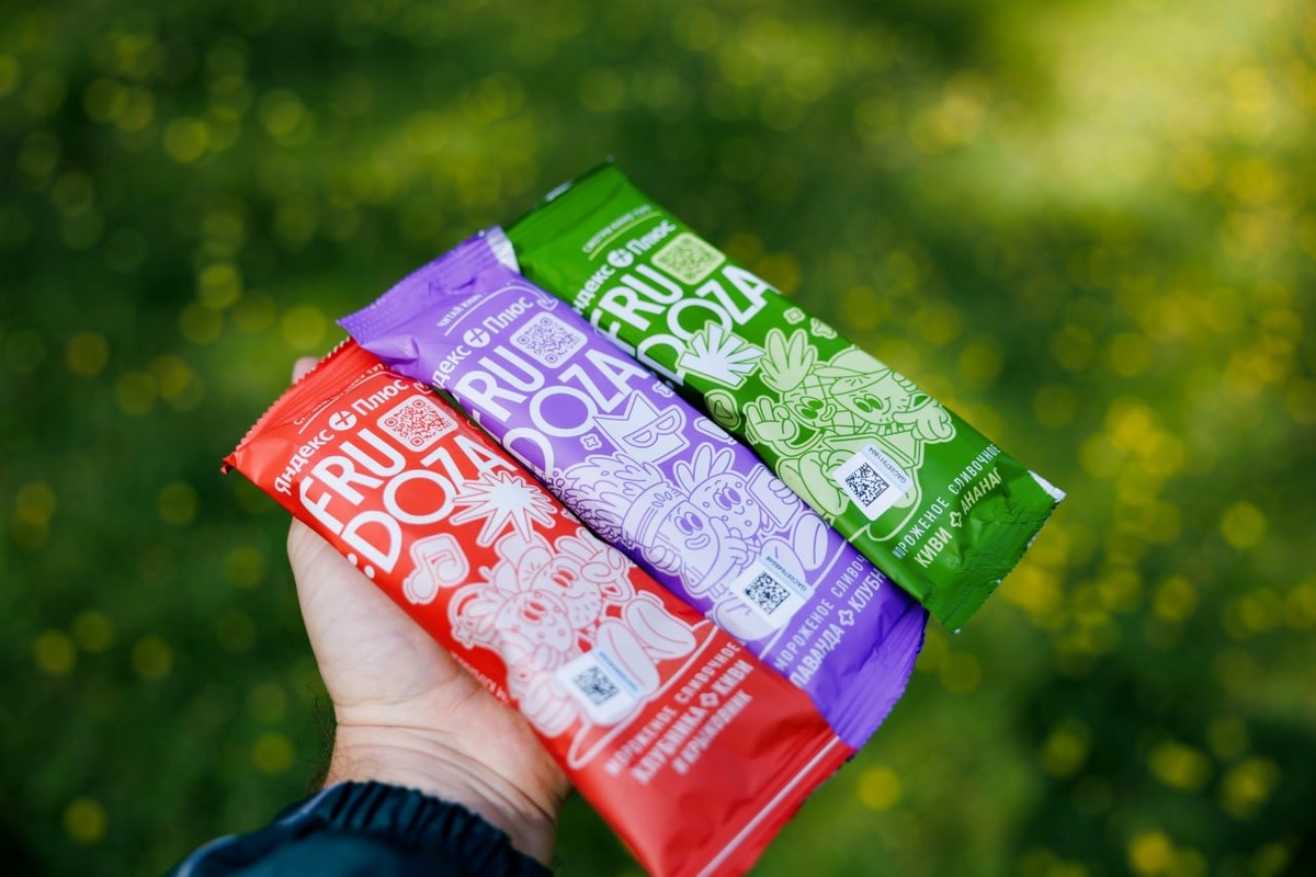 Яндекс Плюс и Frudoza запустили эксклюзивную линейку мороженого с подпиской в придачу