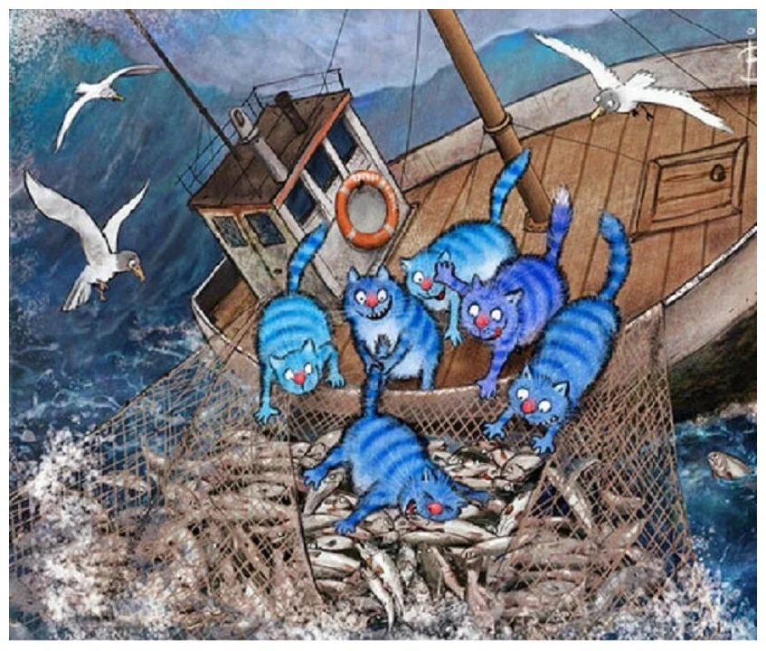 очаровательные коты Рины Зенюк